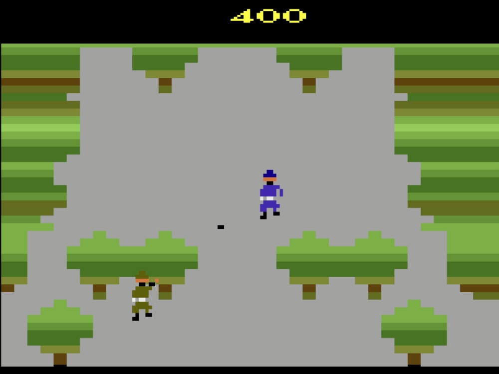 Gameplay of Front Line for Atari 2600